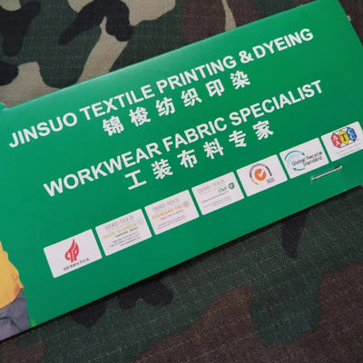 Прямая от Jinsuo Woven Nylon Cotton Ribstop Forest Printing с специальной отделкой