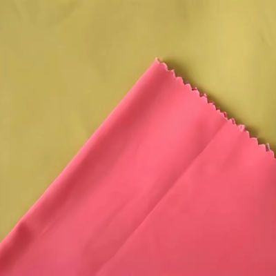 Полиэстер хлопок 4 Way Stretch Spandex ткань трикотажная для брюк в простой окрашенный шаблон