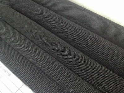 Толстая черная 100% хлопка холст водонепроницаемая палатка Общая ткань для рабочей одежды Ширина 58/60
