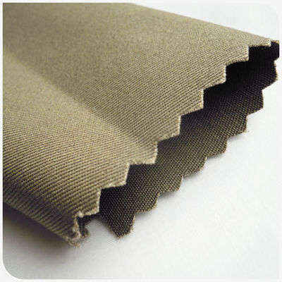 Полиэстер / хлопок Материал TC 65/35 twill khaki униформенная ткань с ткаными техниками