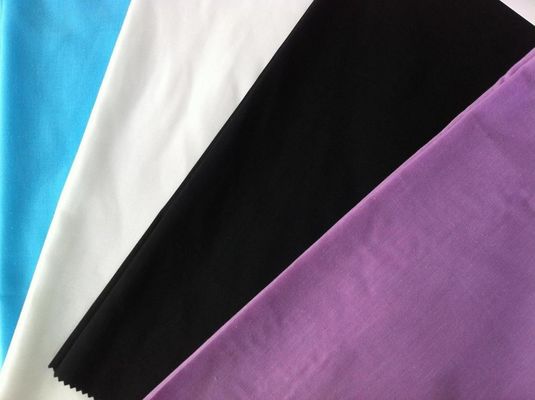 Поливолокно простой окрашенной матовой ткани TC карман/обувь 80/20 45x45 110x76 ткань 1/1 матовой ткани