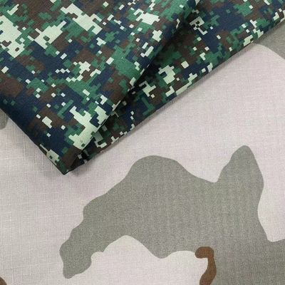 Простой стиль высокая прочность на разрыв Ближний Восток НДС печать поли хлопчатобумажная ребра камуфляжная ткань